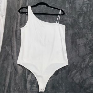Size Large White “Soft AF” Bodysuit